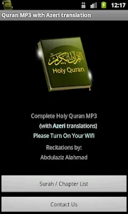 Quran MP3 With Azeri