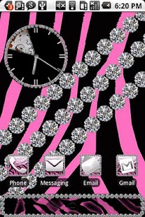 Zebra Pink Diamond Theme