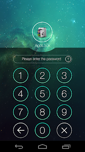 Captura de pantalla de la aplicacion Android AppLock