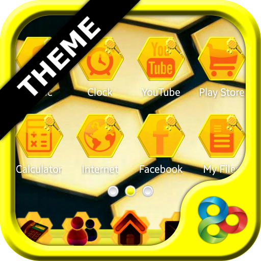 Bee GO Launcher EX Theme 個人化 App LOGO-APP開箱王
