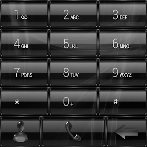 DIaler GlassMetalFrameBlack