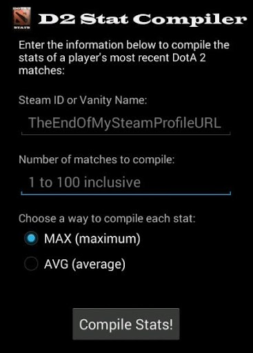 DotA 2 Stat Compiler