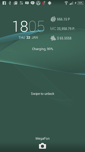 AnyBalance DashClock Extension