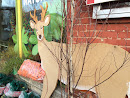 Deer sculpture 