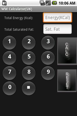 WW Calculator UK Screen 3