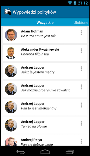 Wypowiedzi polityków