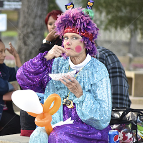Hungry Clown by Beate P - People Street & Candids