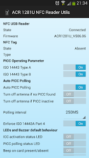 Free ACR 1281 USB NFC Reader Utils APK for Android