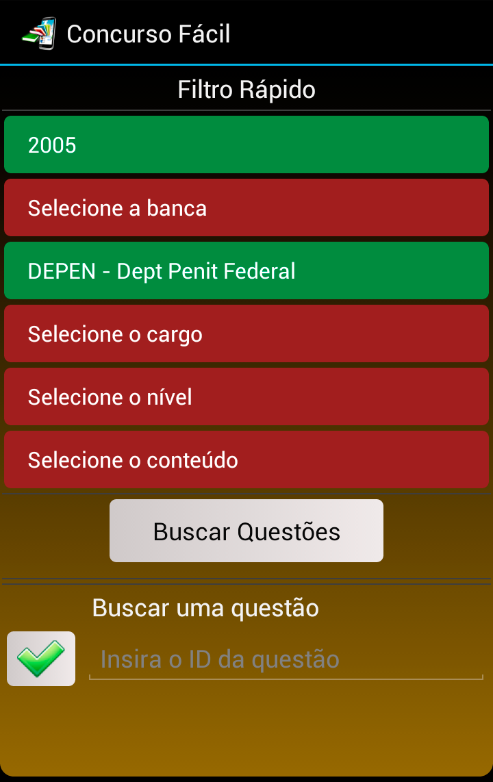 PCF0008 DEPEN Concurso Fácil Screen 2