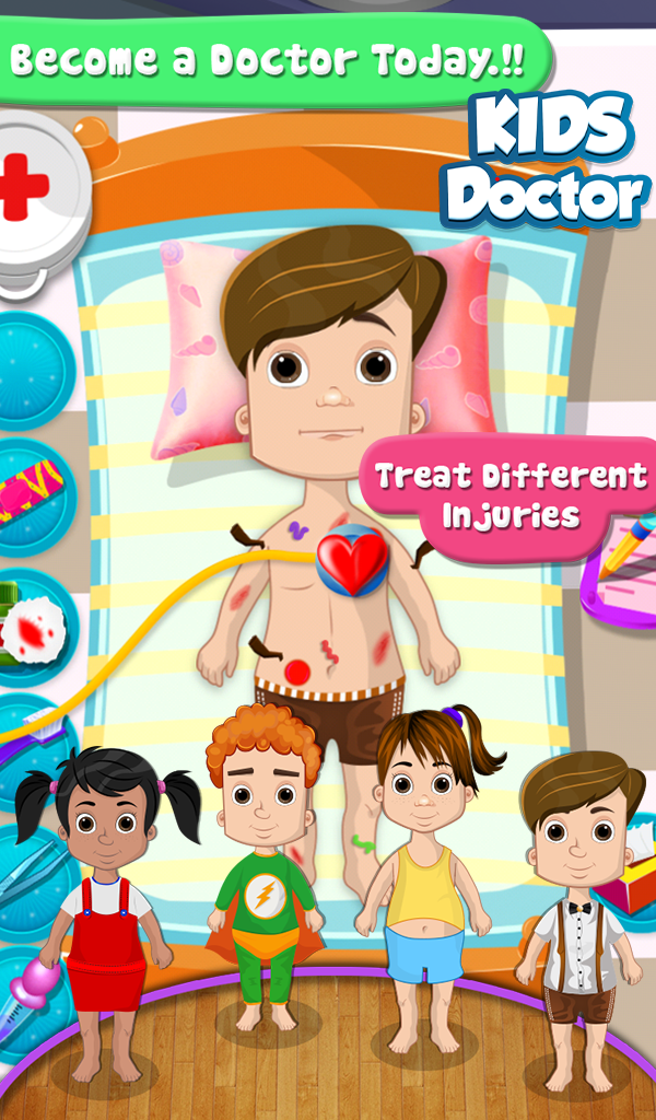 Kids Doctor Examination Screen 1