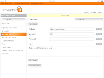Remember It Passwords App poster 2