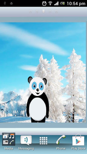 Snowfall Panda HD Live WP