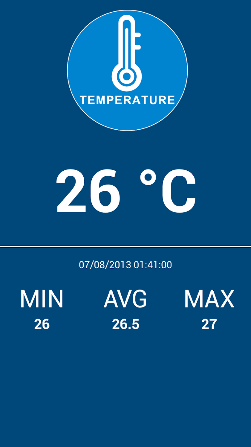 Thermometer Galaxy S4 Free Screen 1
