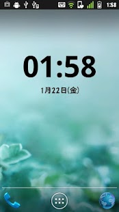 Download シンプルデジタル時計ウィジェット APK
