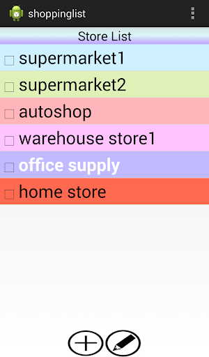 Shopping List