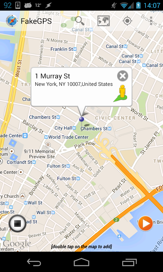    Fake GPS Location Spoofer- screenshot  
