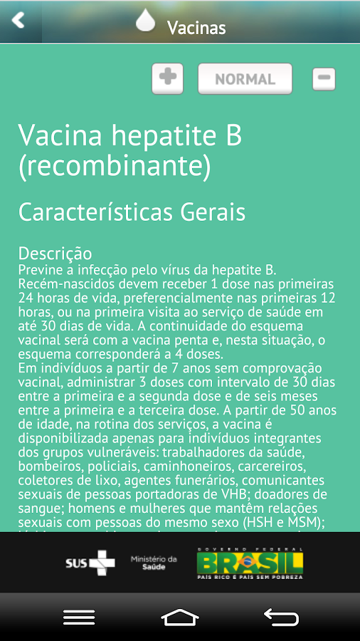   Vacinação em Dia: captura de tela 