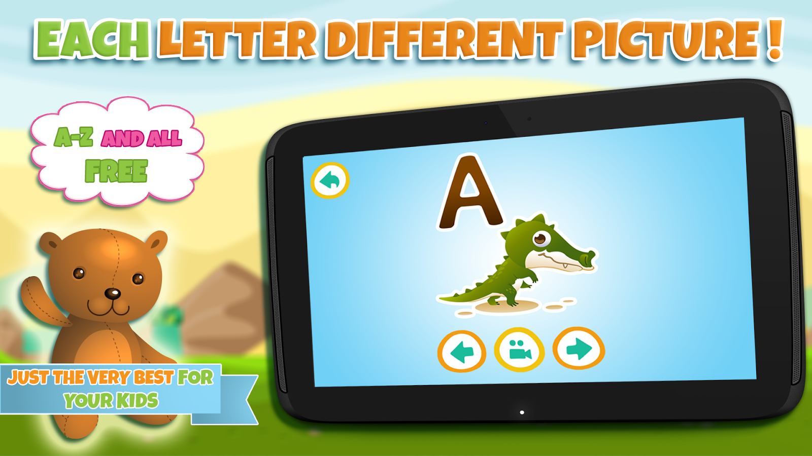    Learn alphabet & learn letters- screenshot  