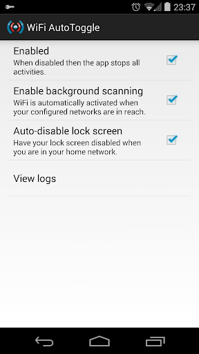 WiFi and Lockscreen AutoToggle