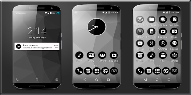 How to install Jolly B&W Pro CM12 Theme lastet apk for android