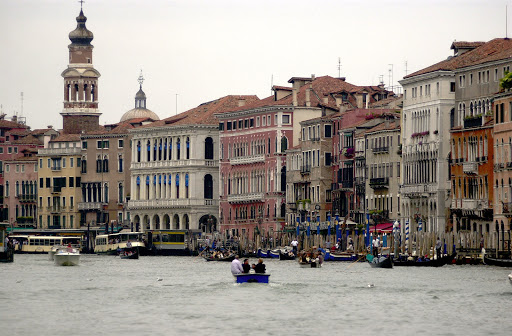 JFgrandcanalvenice - The Grand Canal, lined with former palaces and homes of nobles, is the "Main Street" of Venice.