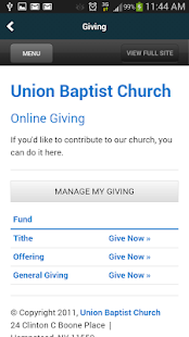 United Baptist Church NY Screenshots 2