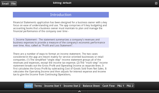 Financial Statements