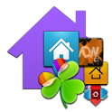 ADW Apex GO Theme ArcticPurple