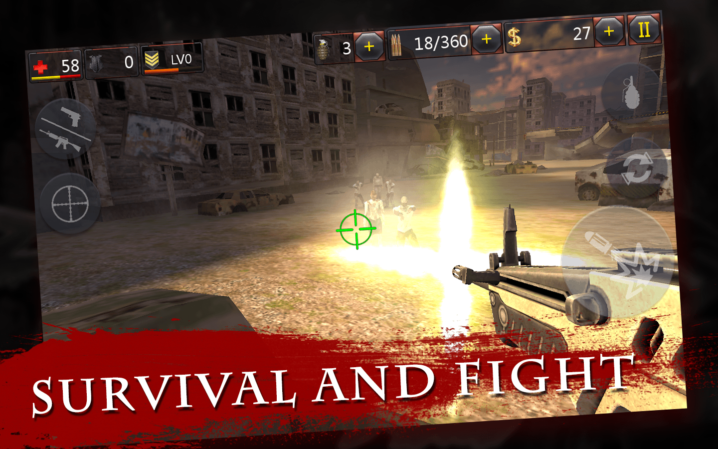 Android application Zombie Crush 2 screenshort