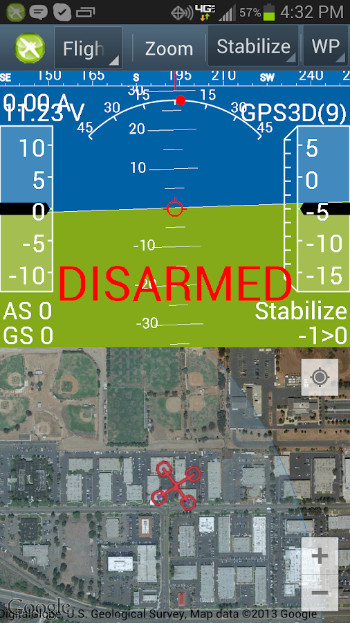   DroidPlanner – Capture d'écran 