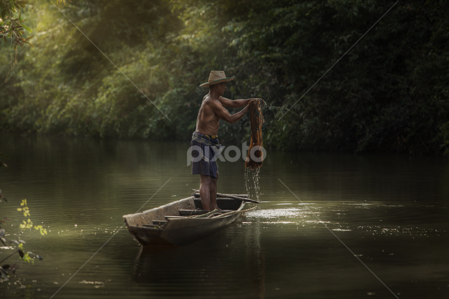 my job by Jakkree Thampitakkul - People Portraits of Men