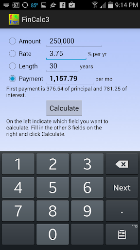 Simple Financial Calculator