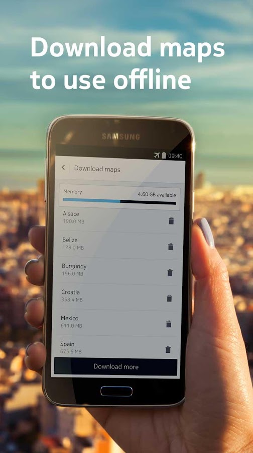 android wear offline maps