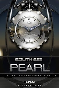 Luxus Clock Alarm Widget PEARL - náhled