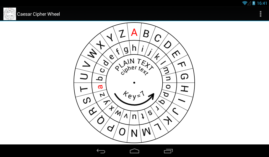 Caesar Cipher Disk Android Apps on Google Play
