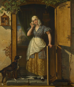 RIJKS: Johannes Hendrik van West: Love Note 1838