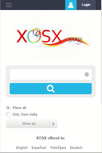 XOSX Search Engine
