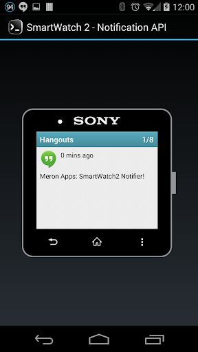 SmartWatch2 Notifier