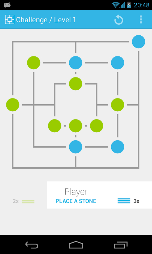 Android application Doublemill 2 Nine mens morris screenshort