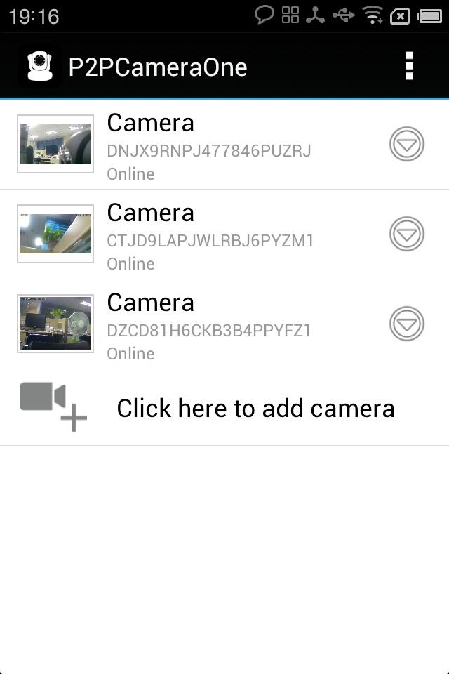 P2PCameraOne Screen 3