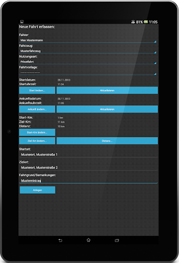 【免費交通運輸App】Fahrtenbuch2Go EVAL-APP點子