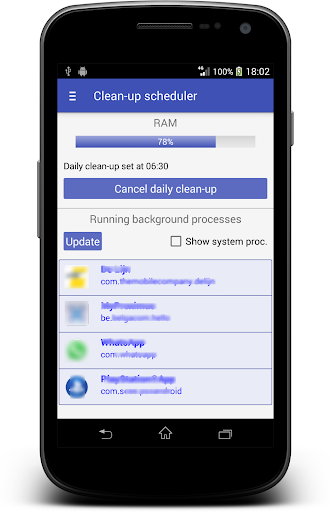 Daily Care RAM boost scheduler