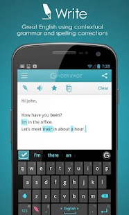 Ginger Page & Grammar Keyboard - screenshot thumbnail