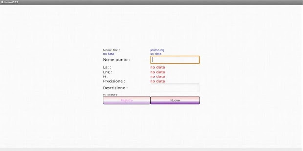 RilievoGPS Screenshots 2