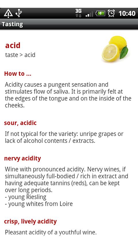 Wine Tasting Screen 2