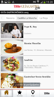 Traveler Guía Gastro 2015 Screenshots 1