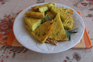 Potato Gallette with Walnuts, Rosemary and Sage