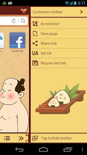 How to install Yummy Sushi Boat Browser Theme 1.1 unlimited apk for laptop