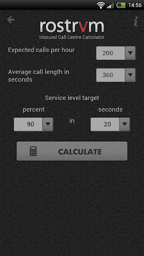 Rostrvm Call Centre Calculator