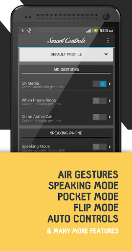 Smart Controls: Air Gestures